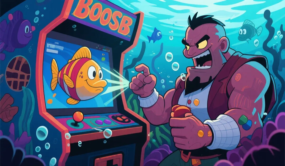 捕鱼游戏活动海报